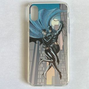 Iphone X/XS Batman Catwoman clear case